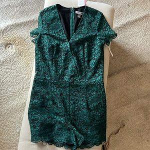 Chelsea 28 lace green romper